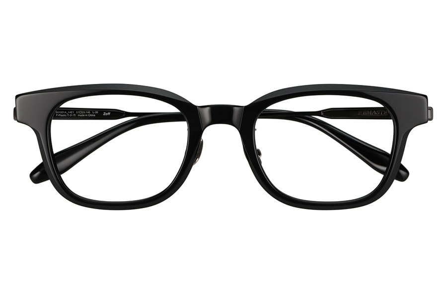 ブラック　ボストンのメガネ
