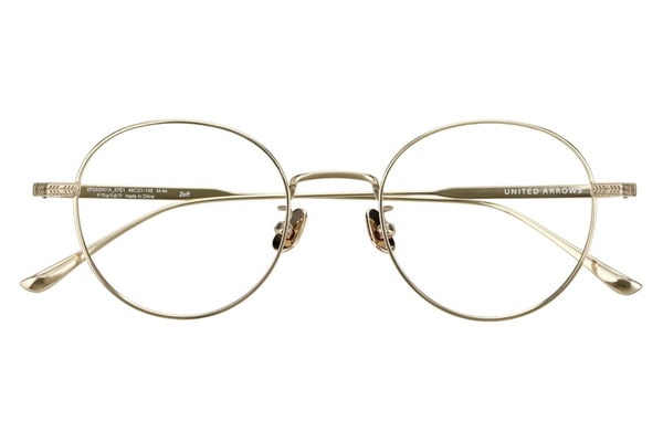 ゴールド ボストンのメガネ