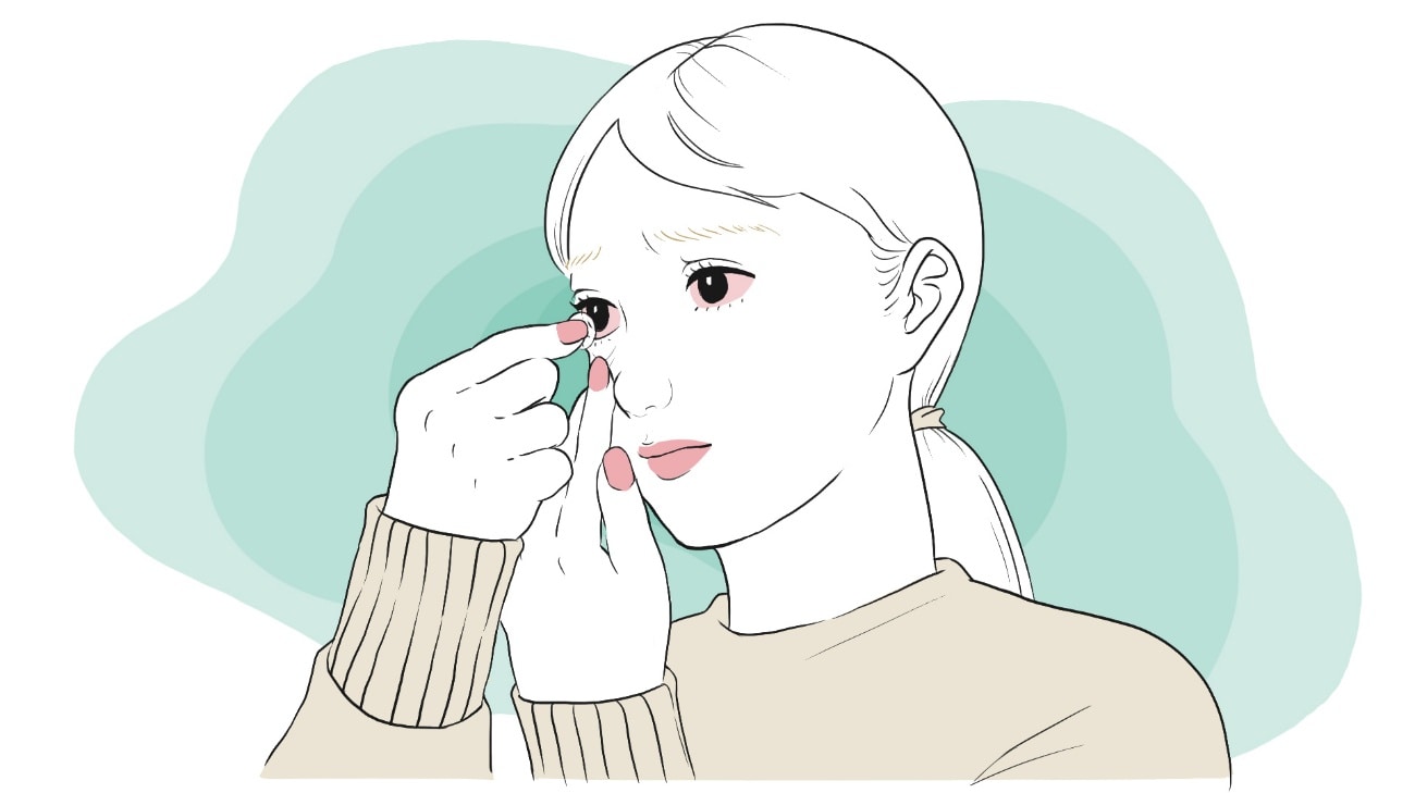 コンタクトレンズで目が充血したときはどうしたらいい？