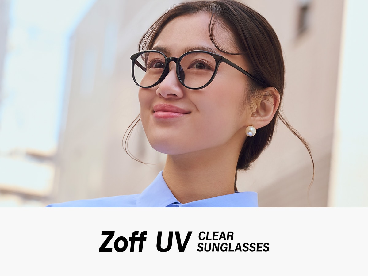 Zoff UV UVカット（紫外線カット）のクリアサングラス